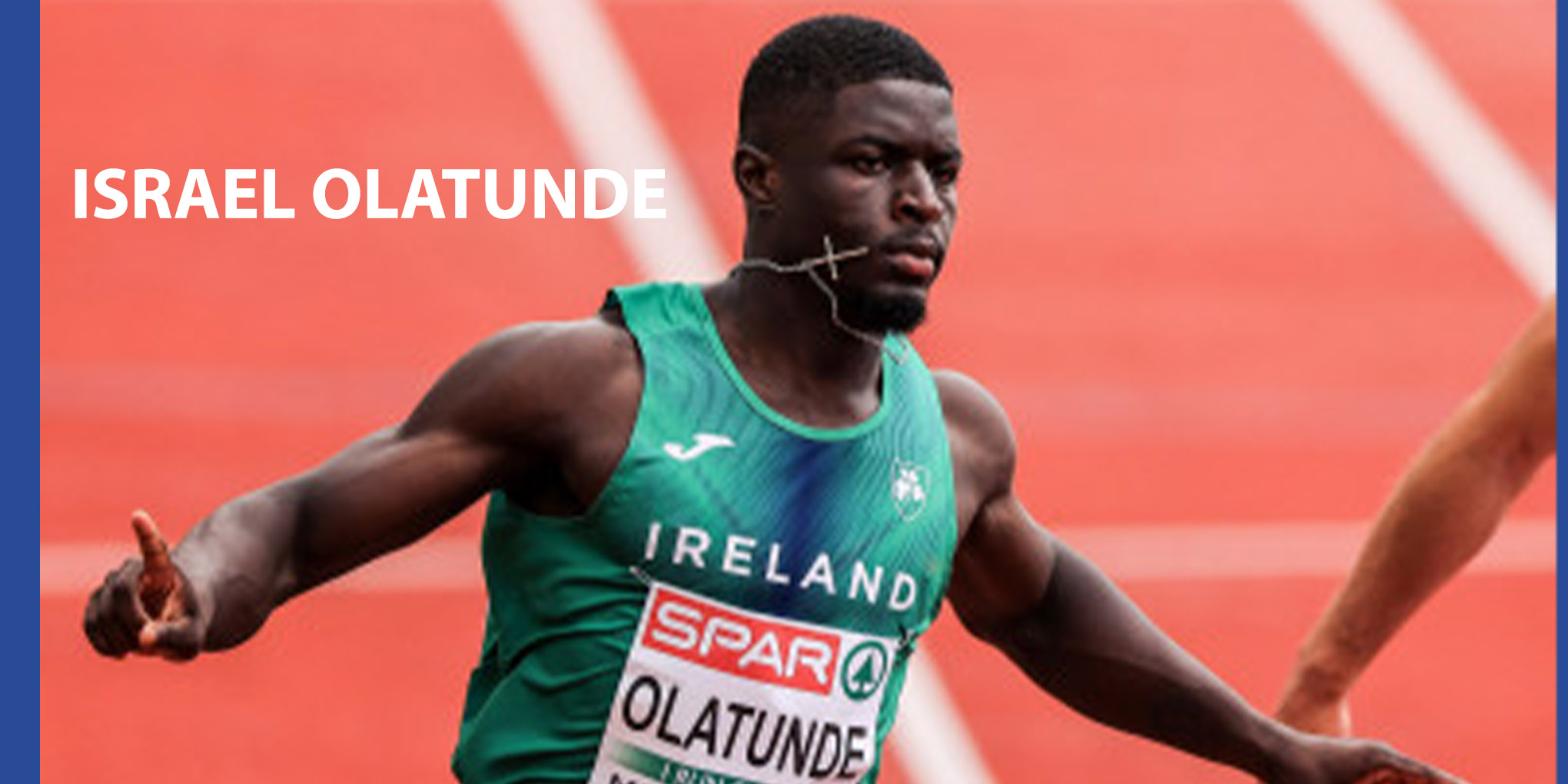 Israel Olatunde of Ireland, who made history, placed sixth in the 100-meter final at the European Championships